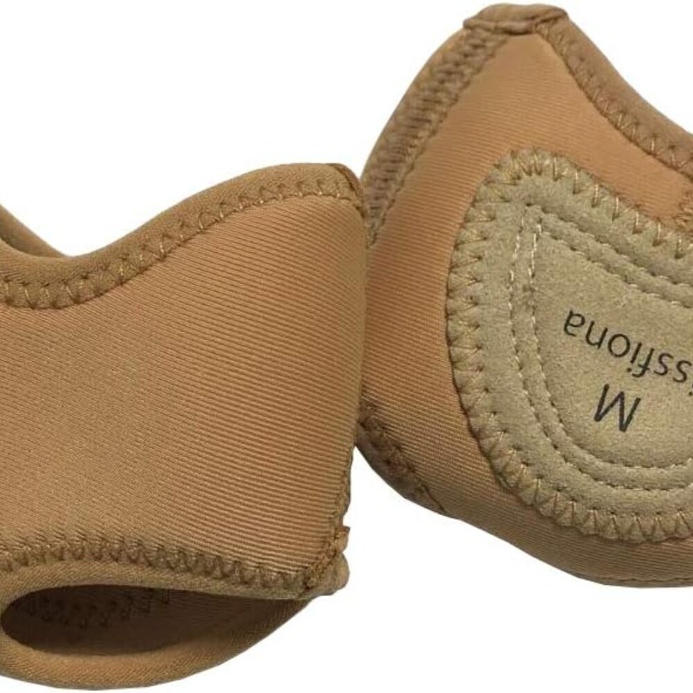 Women's Neoprene Ballet Jazz Lyrical Dance Paws Half Sole Shoes Large